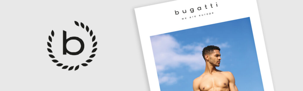 Kähler & Kähler wurde mit der Erstellung der Kataloge und Preislisten für Bugatti Swimwear für die Kollektion Spring/Summer 2023 beauftragt - dieses Jahr erstmalig mit Fotoproduktion.